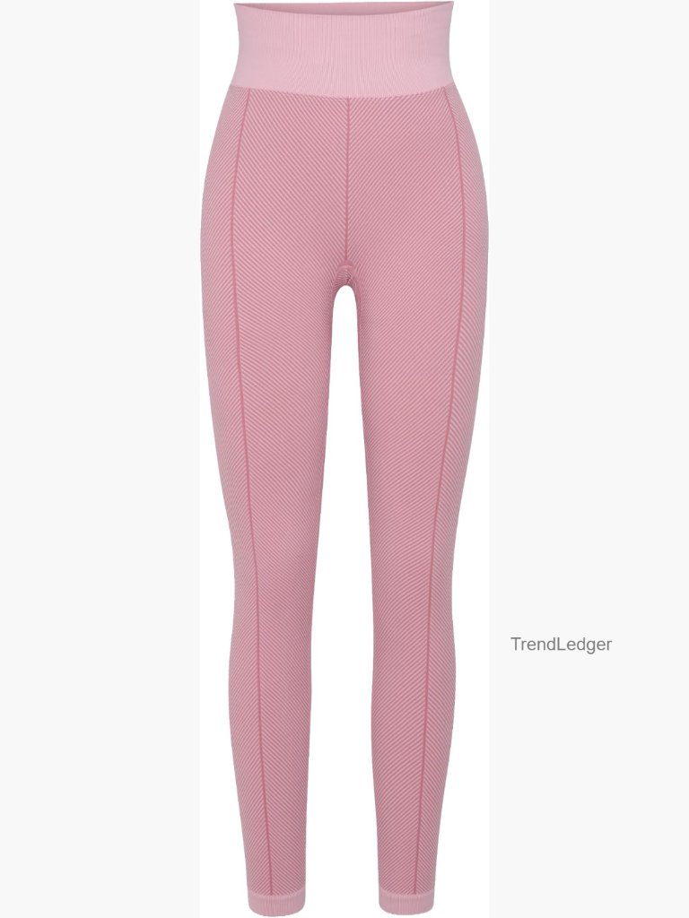 High Waisted Seamless Leggings, Lightweight Nylon Spandex, Gym Running Workout